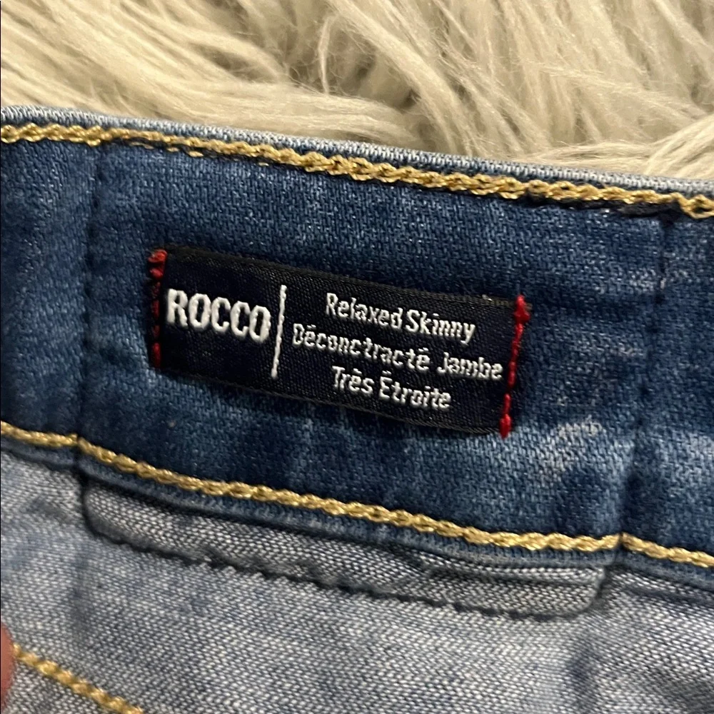 True Religion Men's Faded Blue Straight Jeans